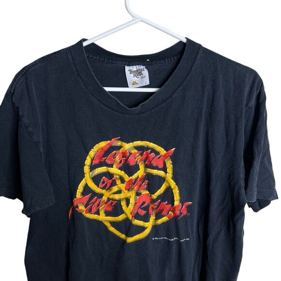 American Vintage 90s Legend of The Five Rings Video Game T Shirt Single Stitch 1 - Picture 2 of 8